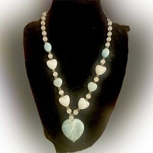Heartfelt Healing: Aventurine & Rose Quartz Necklace